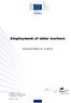 Employment of older workers Research Note no. 5/2015