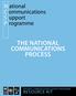 THE NATIONAL COMMUNICATIONS PROCESS