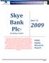Skye Bank Plc- Breaking Grounds