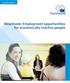 RESEARCH REPORT. Reactivate: Employment opportunities for economically inactive people
