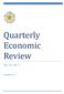 Quarterly Economic Review. Vol. 26, No. 3