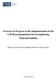 Overview of Progress in the Implementation of the G20 Recommendations for Strengthening Financial Stability