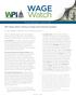 Watch WAGE. WPI Wage Watch: Minimum Wage and Overtime Updates. Monthly Newsletter January 2018