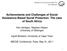 Achievements and Challenges of Social Assistance-Based Social Protection: The case of South Africa