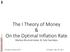The I Theory of Money & On the Optimal Inflation Rate