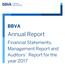 BBVA Annual Report Financial Statements, Management Report and Auditors Report for the year 2017