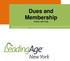Dues and Membership Policies and FAQs. Updated February 11, 2015