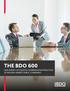THE BDO SURVEY OF CEO/CFO COMPENSATION PRACTICES OF 600 MID-MARKET PUBLIC COMPANIES
