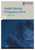 Health Monitor Prospectus January 2014
