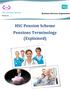 HSC Pension Scheme Pensions Terminology (Explained)