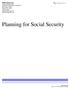 Planning for Social Security