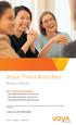 Voya Fixed Annuities. Product Guide