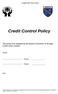Credit Control Policy