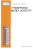LYXOR INTERNATIONAL ASSET MANAGEMENT (LIAM) LYXOR WORLD WATER UCITS ETF