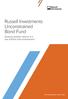 Russell Investments Unconstrained Bond Fund