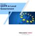 Policy paper GDPR in Local Government