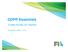 GDPR Essentials. To Meet the May 25th Deadline. FIA Webinar March 1, 2018