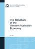 The Structure of the Western Australian Economy