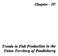 Chapter - Trends in Fish Production in the Union Territory of Pondicherry