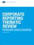 CORPORATE REPORTING THEMATIC REVIEW