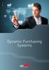 Dynamic Purchasing Systems
