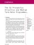 The EU Prospectus Directive and Medium Term Note Programmes.