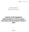 Analysis of the budgetary implementation of the European Structural and Investment Funds in 2014