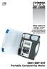 User s Guide CDH-287-KIT. Portable Conductivity Meter. Shop online at omega.com SM
