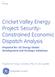 Cricket Valley Energy Project: Security- Constrained Economic Dispatch Analysis