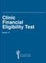 Clinic Financial Eligibility Test Version 1.2