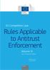 EU Competition Law. Rules Applicable to Antitrust Enforcement. Volume III: Situation as at 1st July Competition