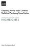 Comparing Poverty Across Countries: The Role of Purchasing Power Parities KEY INDICATORS 2008 SPECIAL CHAPTER HIGHLIGHTS