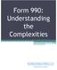 Form 990: Understanding the