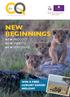 NEW BEGINNINGS NEW PRODUCT NEW WEBSITE NEW PERSONNEL WIN A FREE LUXURY SAFARI HOLIDAY NO. NEW BEGINNINGS EDITION CARE QUARTERLY JULY TO SEPTEMBER 2016
