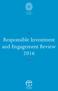 The Church Commissioners for England. Responsible Investment and Engagement Review 2016