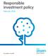 Responsible investment policy