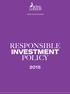 RESPONSIBLE INVESTMENT POLICY