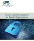 Cyber Liability Insurance for Sports Organizations