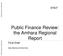 Public Finance Review: the Amhara Regional Report