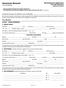 Reinstatement Application for Life Insurance California Version