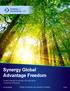 Synergy Global Advantage Freedom. Fixed Indexed Universal Life Insurance Consumer Brochure