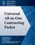 Universal All-in-One Contracting Packet