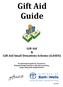 Gift Aid Guide. Gift Aid & Gift Aid Small Donations Scheme (GASDS)