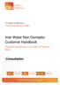 Irish Water Non-Domestic Customer Handbook