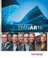 Eastman Chemical Company 2016 Annual Report. a world of innovation EMNAR16