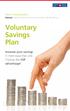 Voluntary Savings Plan