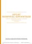 This brochure is for a hospital confinement indemnity policy providing limited benefits. Benefits provided are supplemental and are not intended to