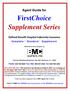 FirstChoice Supplement Series