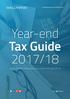 Year-end Tax Guide 2017/18