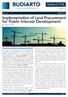 Implementation of Land Procurement for Public Interest Development